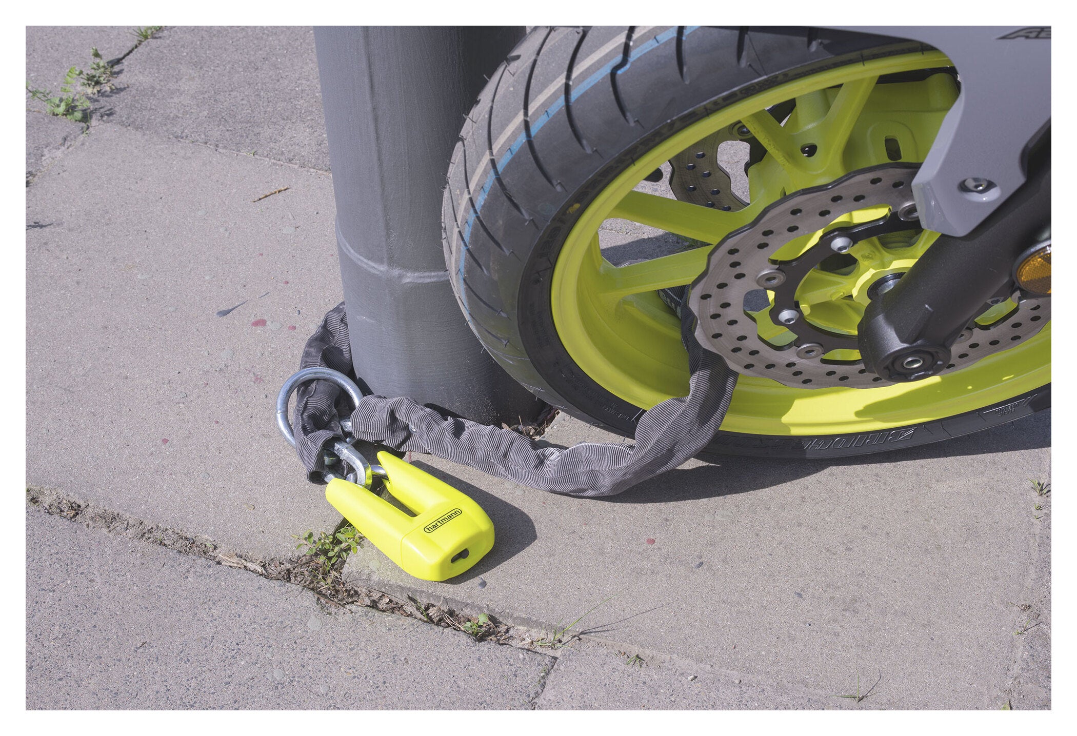 Lanț Antifurt Moto Hartmann Vierkantkette - Oțel Călit, 120cm