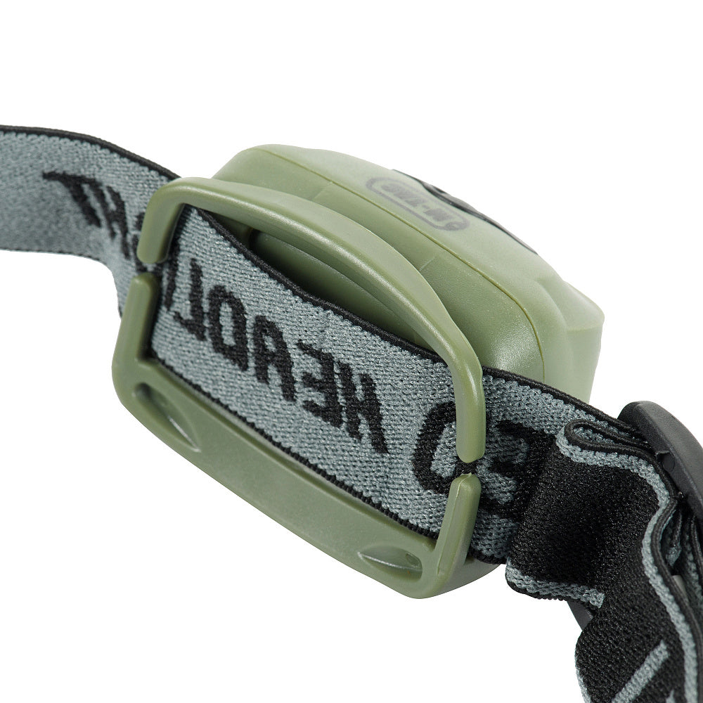Lanternă Frontală 4+1 LED M-Tac - Olive, Moduri Multiple