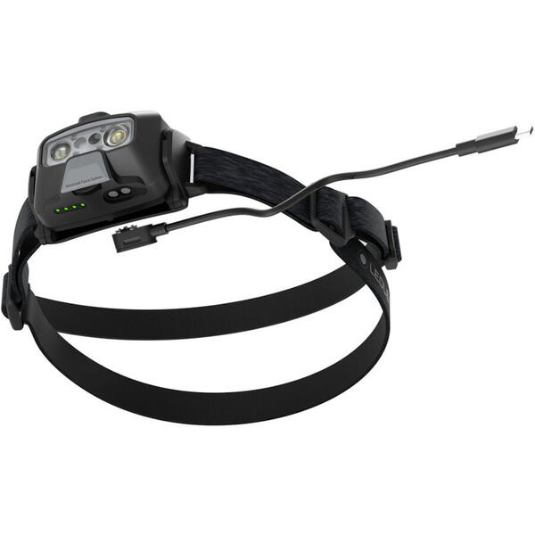 Lanternă Frontală HF6R Core LEDLENSER - 800LM, Reîncărcabilă USB - 5