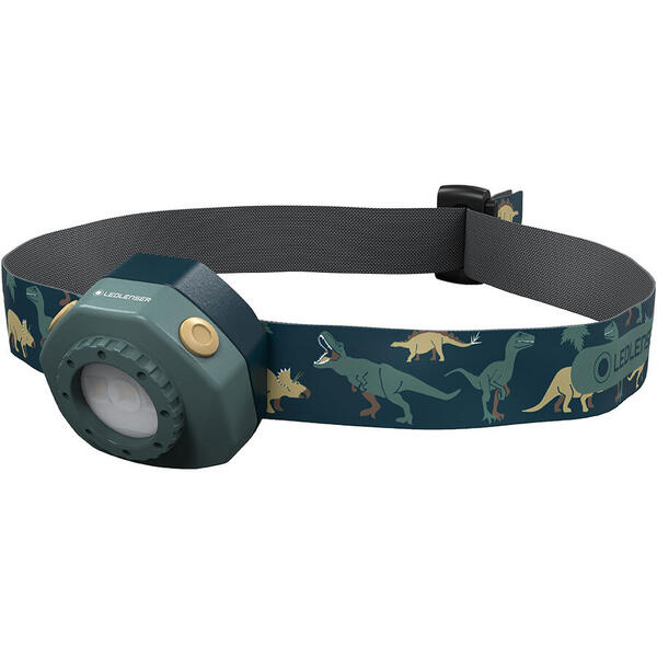 Lanternă Frontală KidLED4R Dinosaur Ledlenser - Reîncărcabilă, Sigură Copii - 1