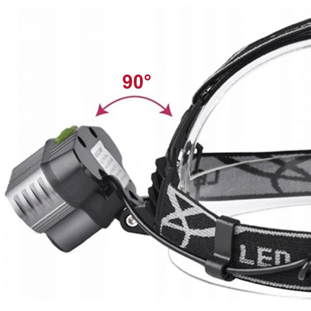 Lanterna Frontală LED 36W TED TL-7028-7 - Acumulatori 18650 Incluși - 5