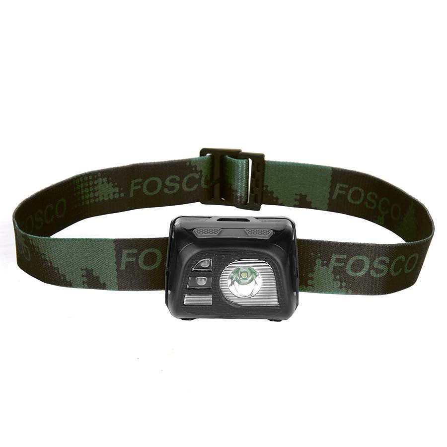 Lanterna Frontala Tactical Negru Fosco - Vizibilitate Absoluta