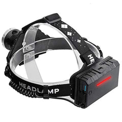Lanternă Frontală TED TL-7172-1 - Acumulatori 18650, Zoom Puternic - 5
