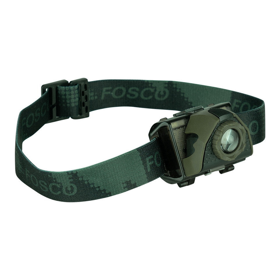 Lanternă Frontală Tundra Zoom-LED Verde Fosco - Vizibilitate Optimă