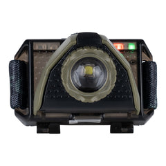 Lanternă Frontală Tundra Zoom-LED Verde Fosco - Vizibilitate Optimă