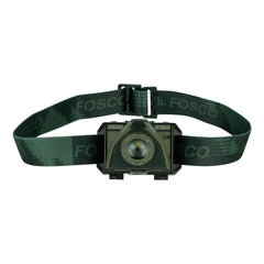 Lanternă Frontală Tundra Zoom-LED Verde Fosco - Vizibilitate Optimă