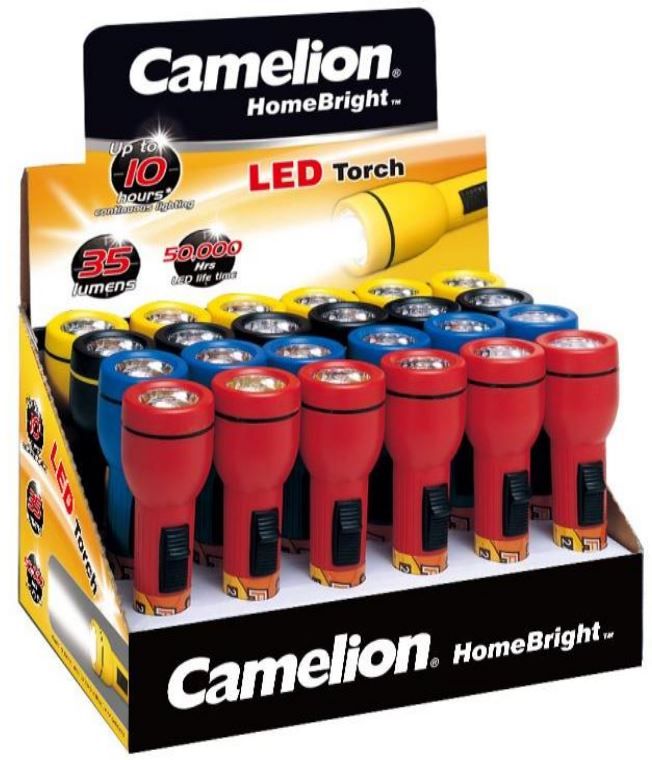 Lanterna LED 4 Culori Camelion - Compactă, Alimentare AA - 2