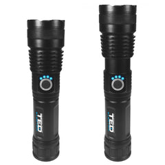 Lanternă LED cu Acumulator & Zoom 1600lm TED TL-9136 - Compactă, Puternică - 10