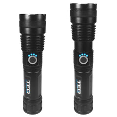 Lanternă LED cu Acumulator & Zoom 1600lm TED TL-9136 - Compactă, Puternică - 6