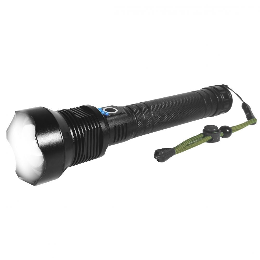 Lanternă LED cu Zoom 1600lm TED TL-9137 - Acumulatori 18650 Incluși - 8