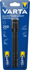 Lanterna LED F20 Pro 250lm Varta - Durabilă, Compactă, 2xAA - 3