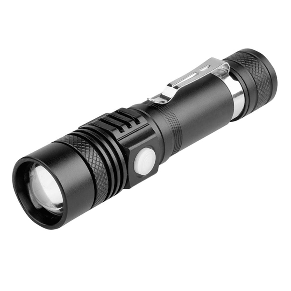 Lanternă LED L18650x1 Metal TED Electric - Zoom, USB Reîncărcabilă - 2