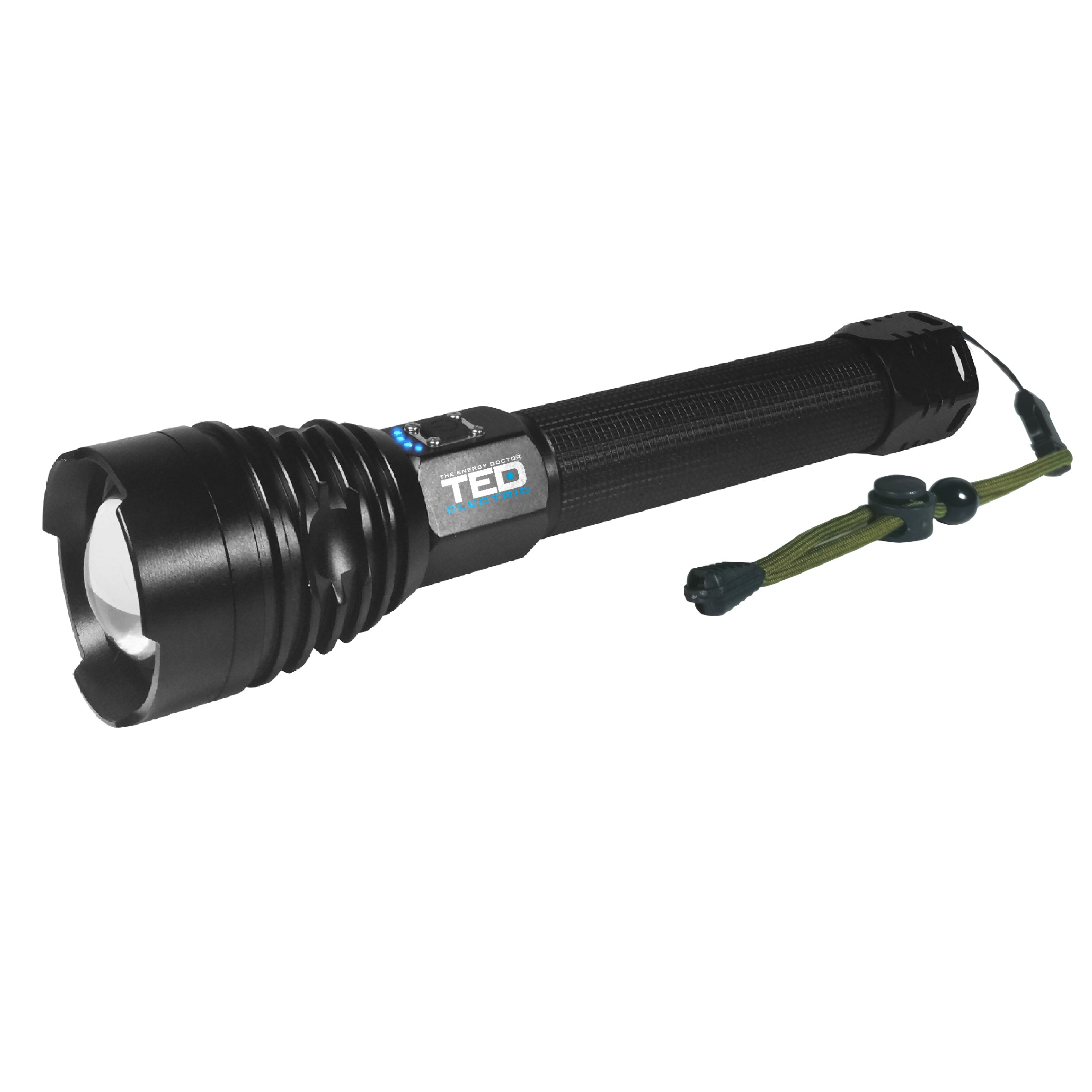 Lanternă LED TL-8196 TED - 1800lm, Zoom, 2x Acumulatori 18650 Inclusi - 2