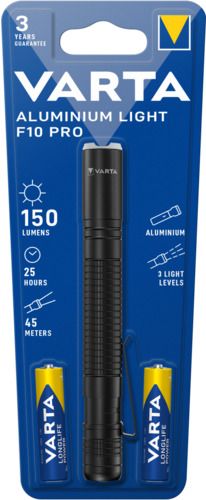 Lanternă LED Varta F10 Pro 150 lm - Compactă, Rezistentă, 2xAAA - 3