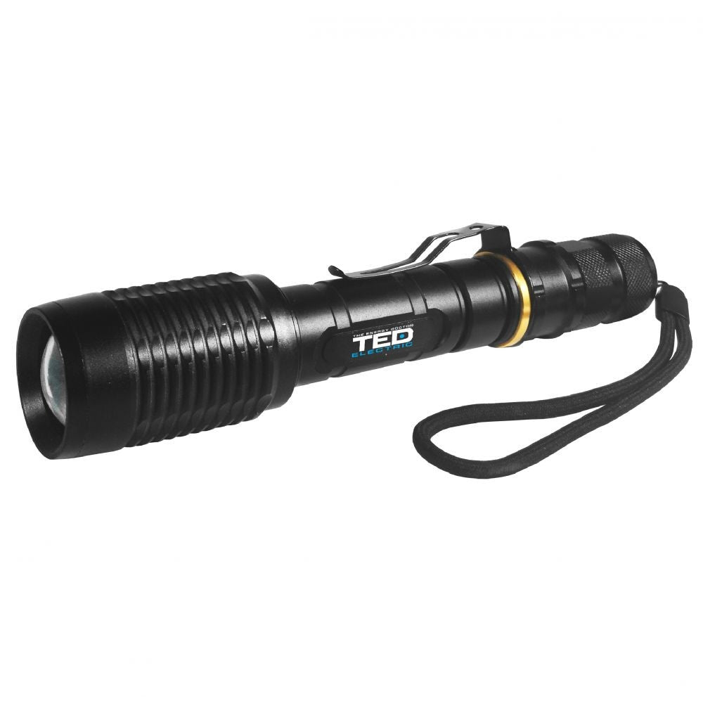 Lanternă LED YM-326 TED - Acumulator Li-Ion, Ultra-Luminosă - 2