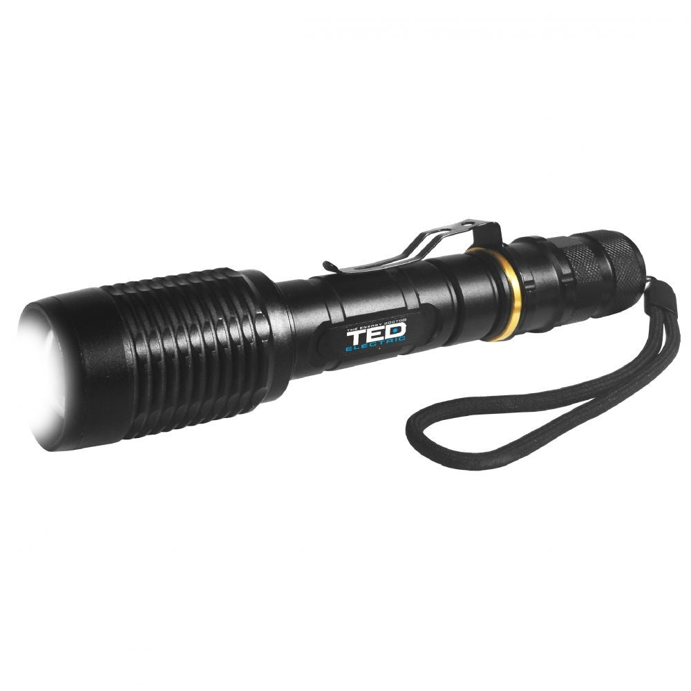 Lanternă LED YM-326 TED - Acumulator Li-Ion, Ultra-Luminosă - 3