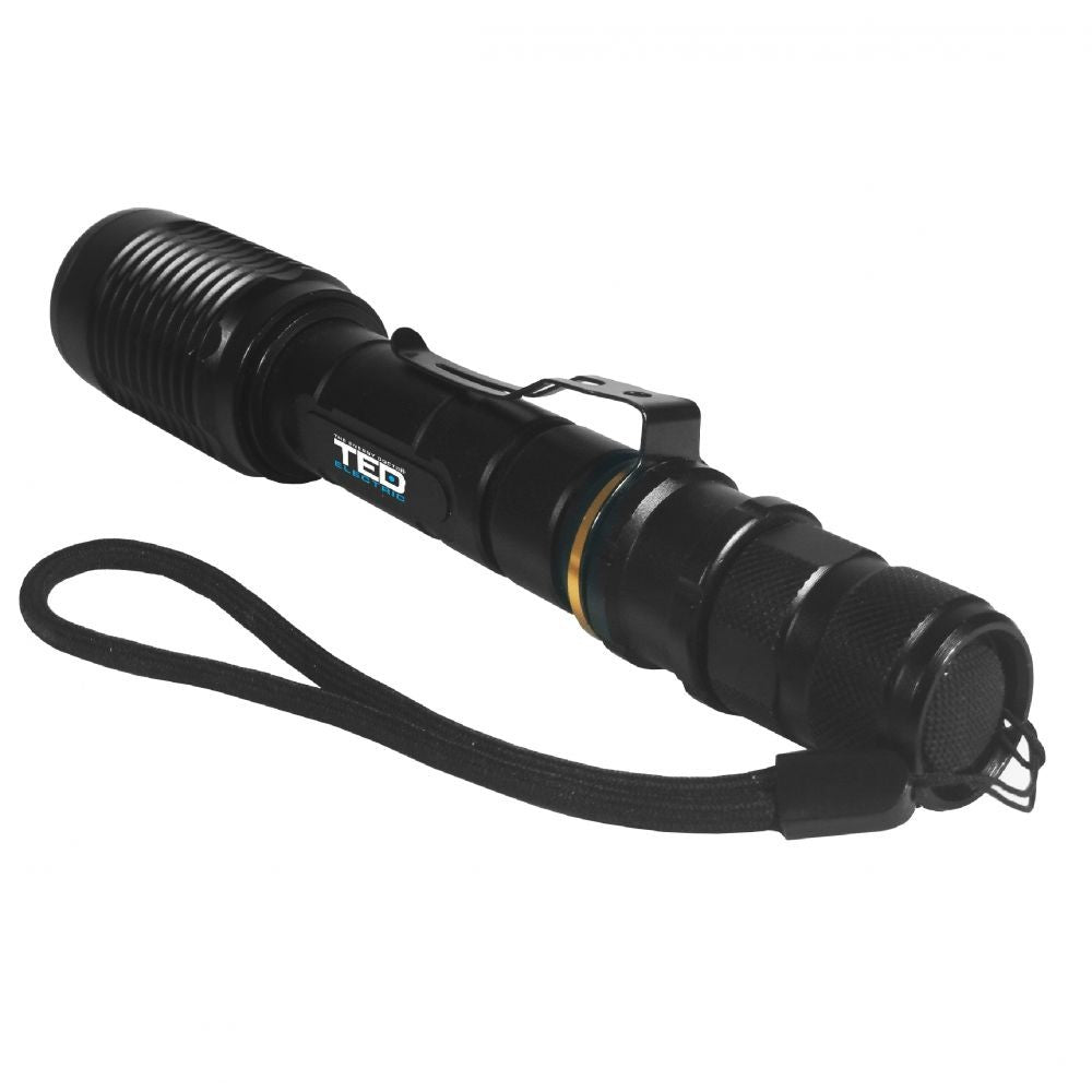 Lanternă LED YM-326 TED - Acumulator Li-Ion, Ultra-Luminosă - 4