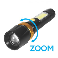 Lanternă LED ZOOM cu Acumulator 18650 TED TL-8096 - Magnetică - 11