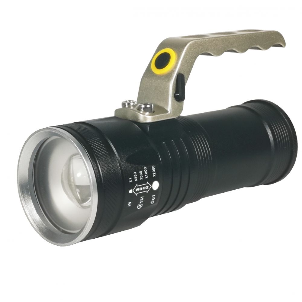 Lanterna LED Zoom HL-L2-04 TED - 3x18650 Incluse, Putere Mare - 2