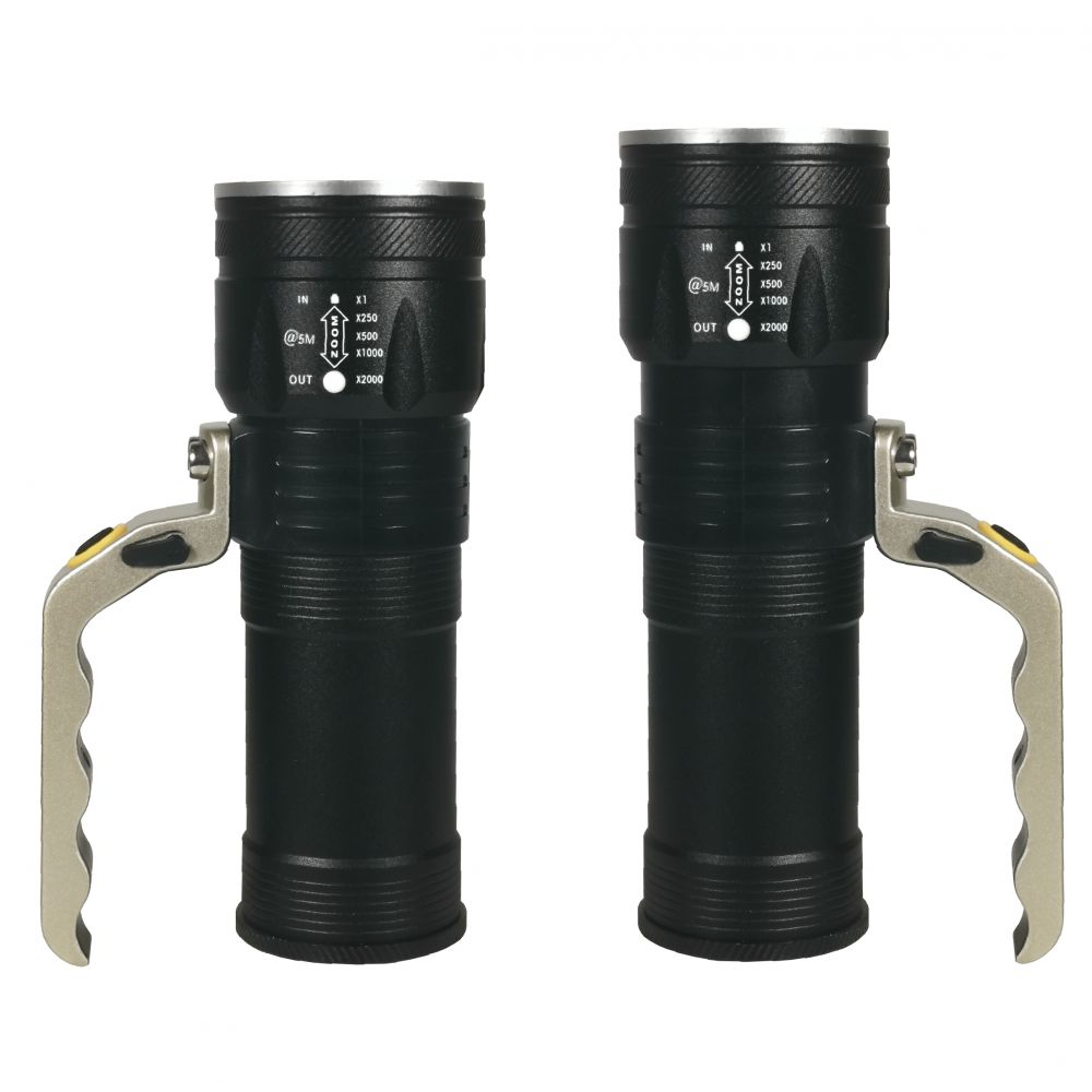 Lanterna LED Zoom HL-L2-04 TED - 3x18650 Incluse, Putere Mare - 5