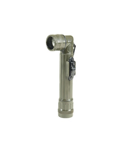 Lanternă Mil-Tec Anglehead US LED Mică – 2 x AA, 4 Filtre, Oliv