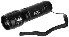 Lanterna Mini Tip Baton Negru FoxOutdoor - 150 Lumeni, Focalizare