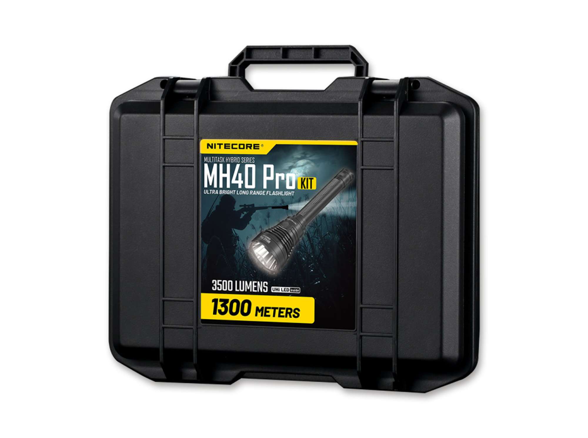 Lanterna Nitecore MH40 PRO Hunting Set - Distanță Extremă, Funcție Power Bank