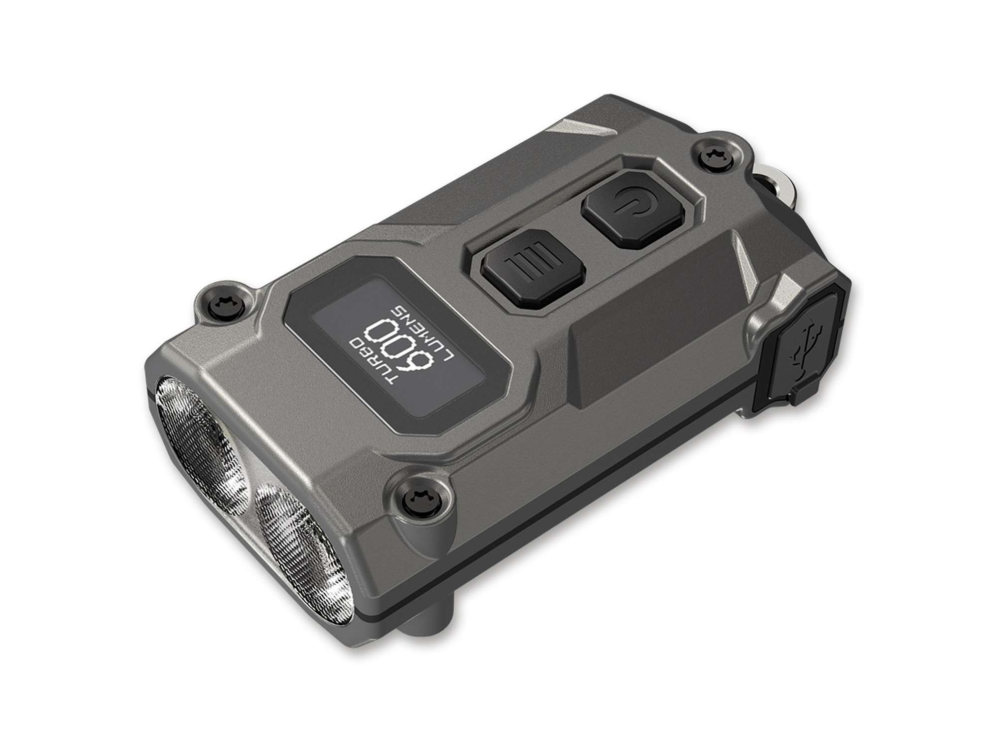 Lanterna Nitecore TINI 3 Grey - Luminozitate Puternica, Design Compact