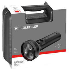 Lanterna P18R Black Ledlenser - 6500 LM, Reîncărcabilă Li-Ion - 9