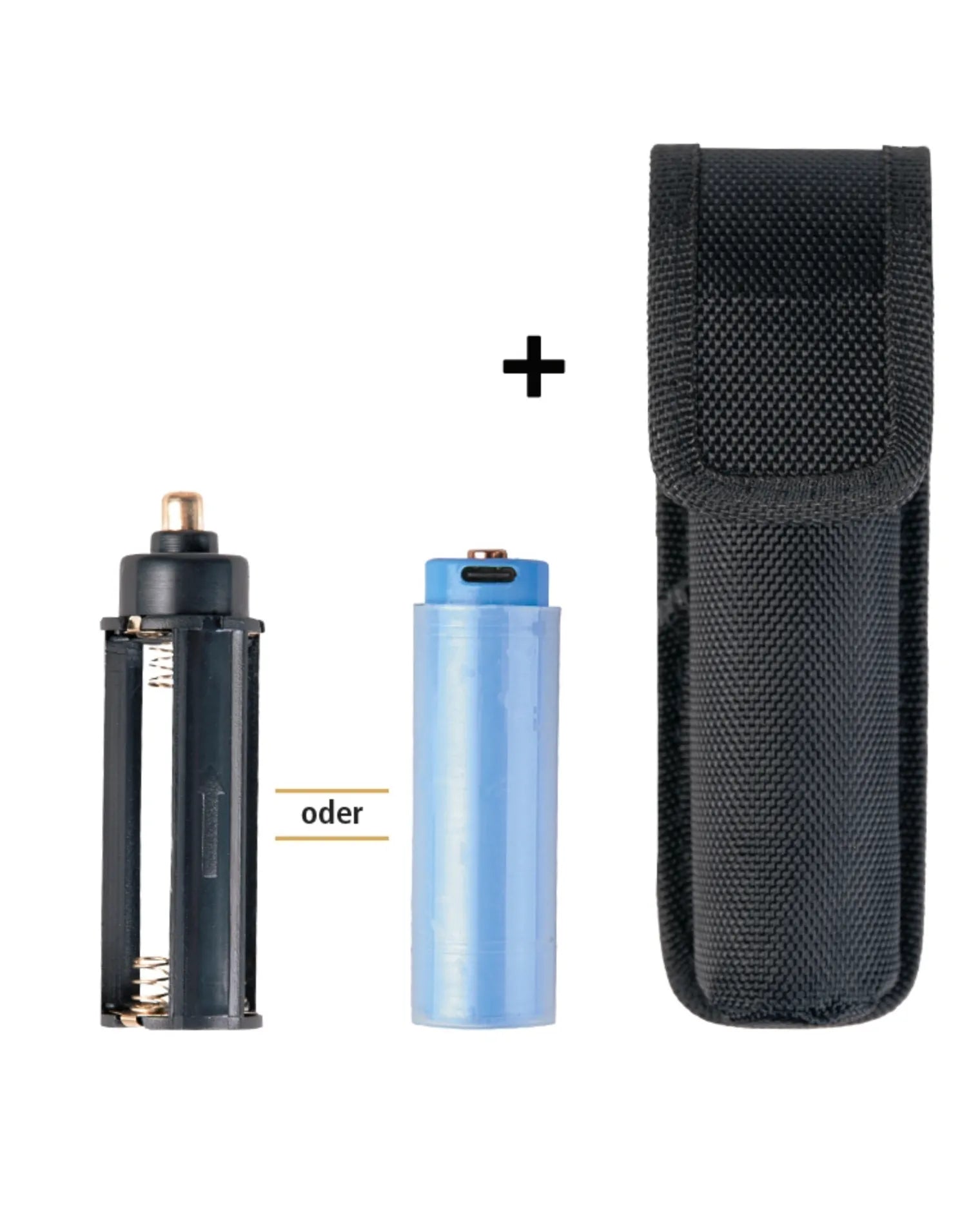 Lanternă Reîncărcabilă Mil-Tec Mission 1000 – accesorii incluse: suport baterii, acumulator și husă
