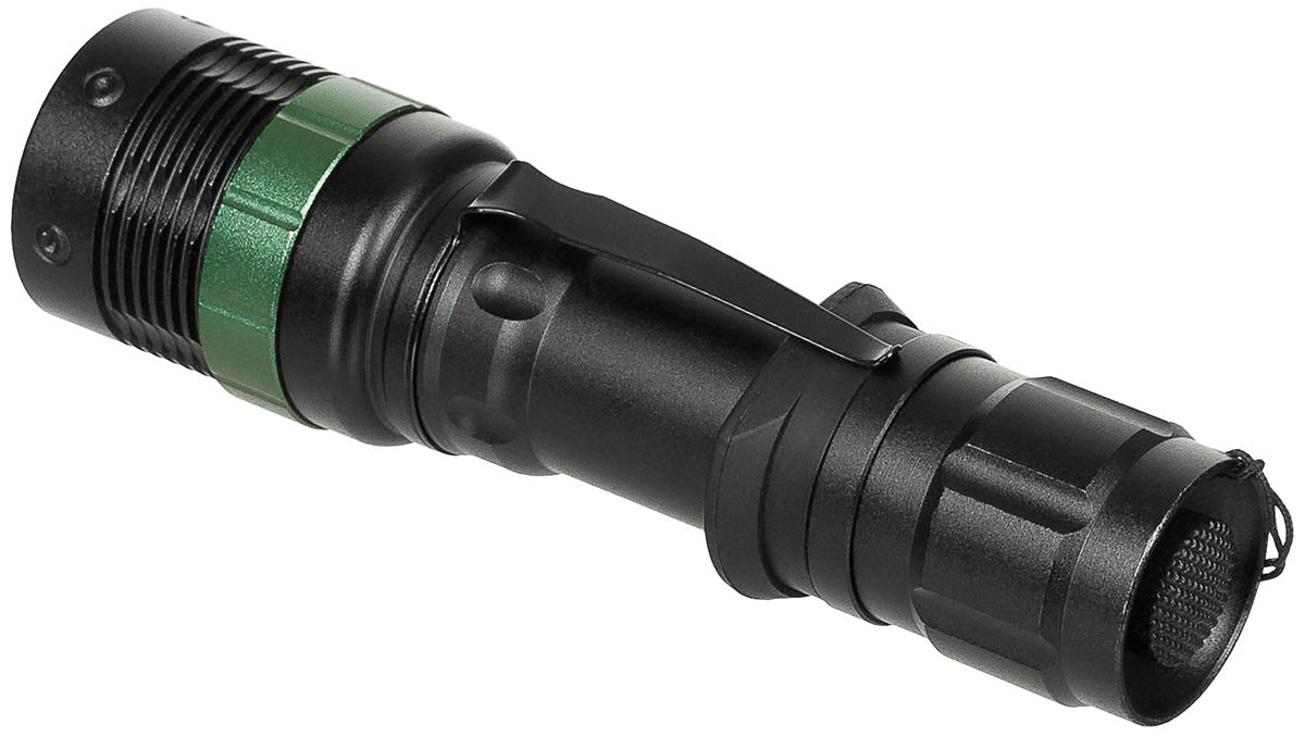 Lanterna Tactical Negru FoxOutdoor - LED CREE, Aluminiu Robust