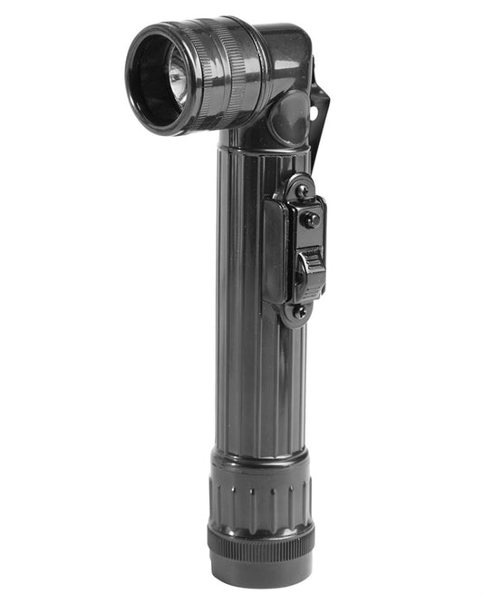 Lanternă Unghi Drept Mil-Tec US Anglehead LED – 2 x D, Filtre Color, Negru