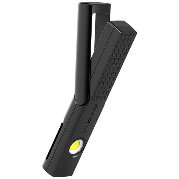 Lanternă W4R Work Ledlenser - 220LM, Reîncărcabilă USB, Negru - 6