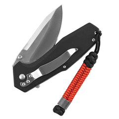 Lanyard Cuțit Fish&Cylindre M-Tac - Negru/Roșu