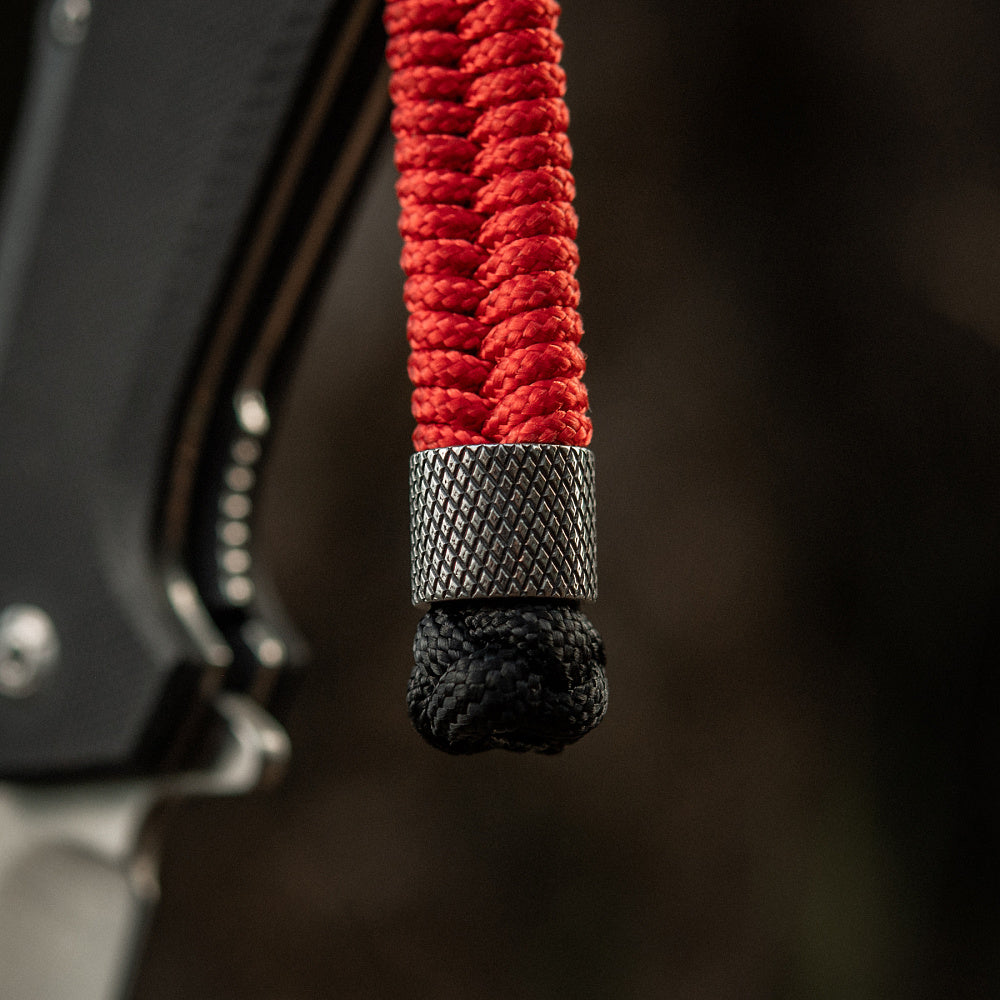 Lanyard Cuțit Fish&Cylindre M-Tac - Negru/Roșu
