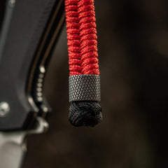 Lanyard Cuțit Fish&Cylindre M-Tac - Negru/Roșu