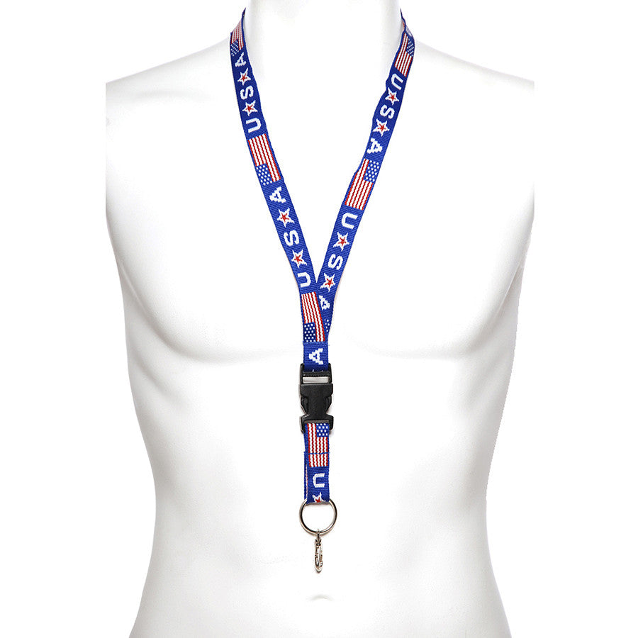 Lanyard Gât Neck-strap USA Vlag Diverse - Rezistență și Spirit American