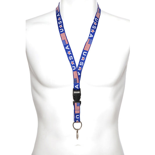 Lanyard Gât Neck-strap USA Vlag Diverse - Rezistență și Spirit American