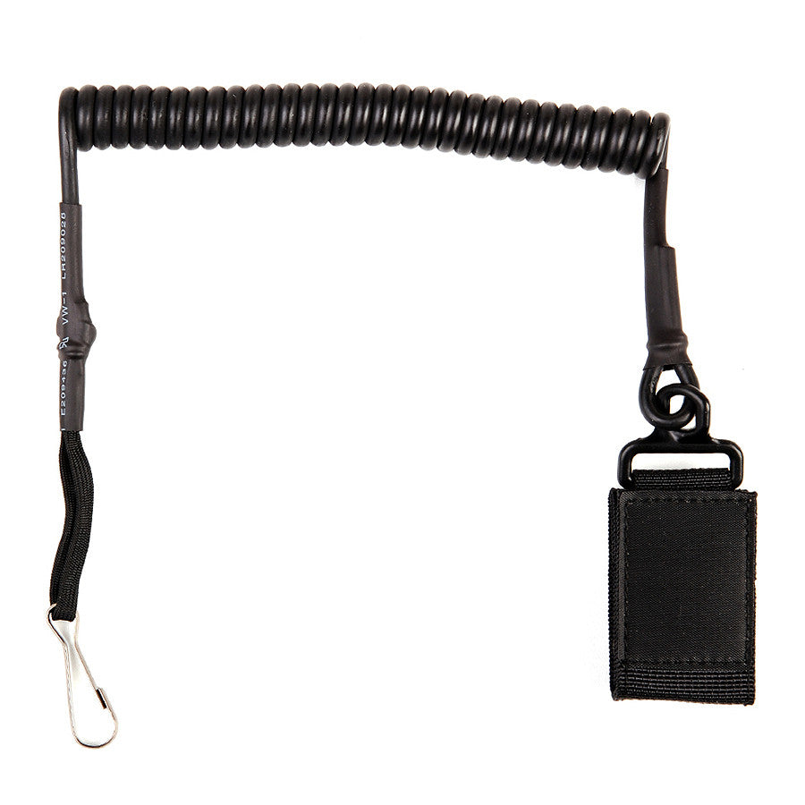 Lanyard Pistol De Luxe Negru Military-Shop - Retenție Sigură & Rapidă