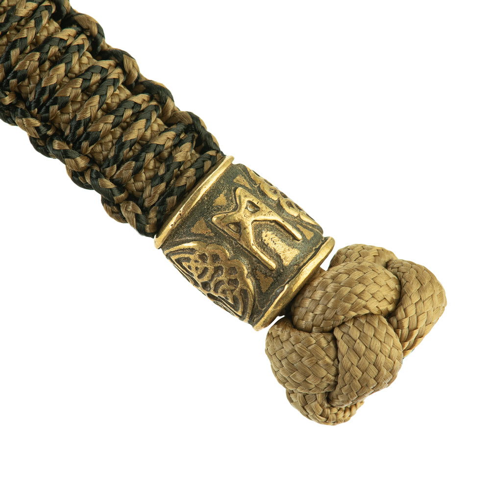Lanyard Scandinavian Mannaz M-Tac - Coyote, Paracord Împletit