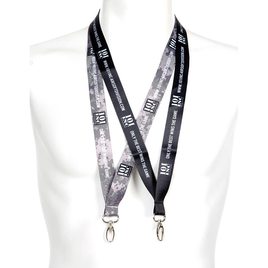 Lanyard Tactică 101 INC Negru - Acces Rapid, Control Total