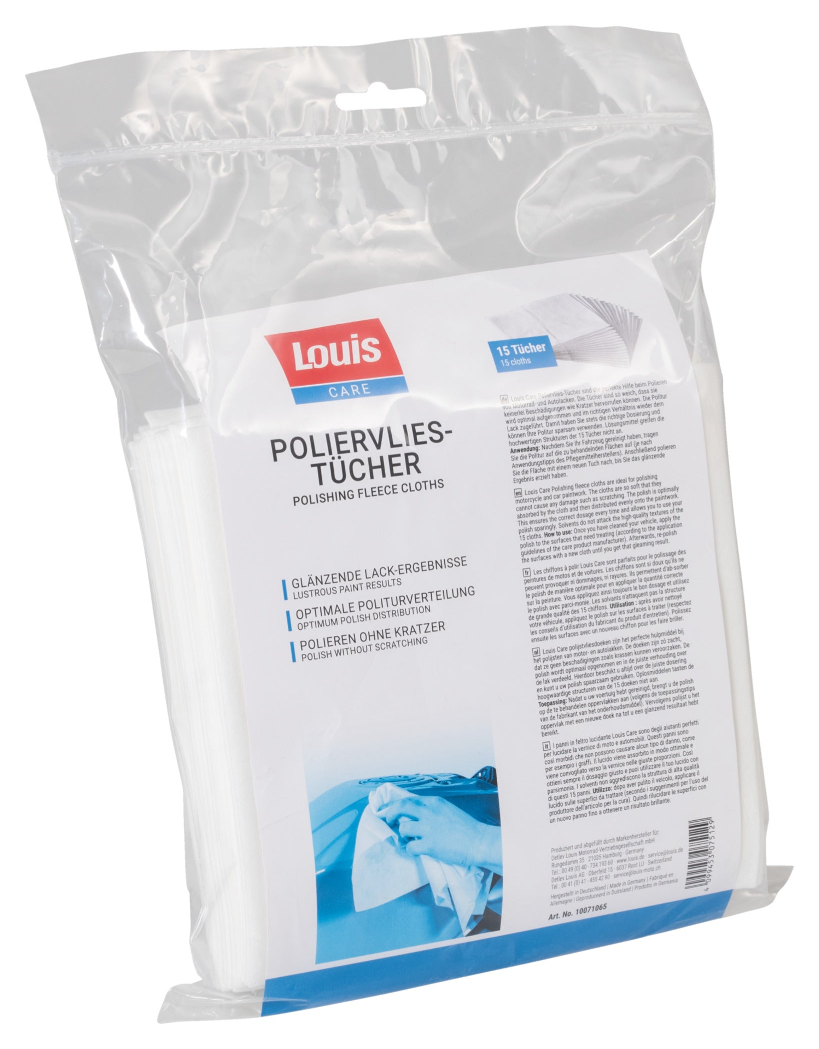 Lavete Polish Moto Louis - Fără Scame, Luciu Perfect