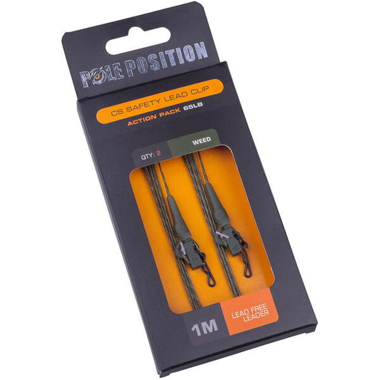Lead Clip Montură Pole Position Gamakatsu - 45LB, Anti-Alge, 2 buc - 1
