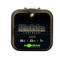 Lead Core Tight Weave Gravel Korda - 50lb, Scufundare Rapidă - 1