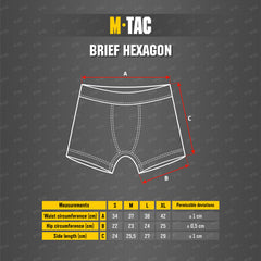 Lenjerie Termică Hexagon M-Tac - Neagră, Uscare Rapidă