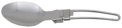 Lingură Pliabilă Inox FoxOutdoor - 100% Oțel Inoxidabil, 30g