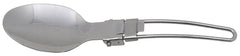 Lingură Pliabilă Inox FoxOutdoor - 100% Oțel Inoxidabil, 30g