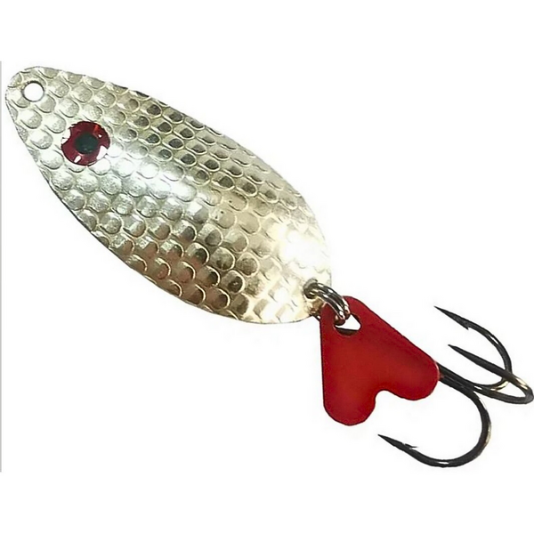 Linguriță Berti Oscilantă Big D. 11g - Solzi 3D, Argintată
