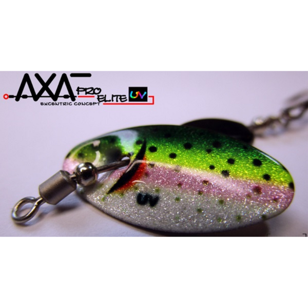 Linguriță Berti Rotativă Axat Pro Elite UV 3.5g - Păstrăv, Culoare Rainbow Trout