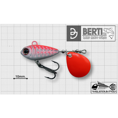 Linguriță Berti Spinner Skeletonik Pro - Atracție Maximă, Portocaliu Fluo